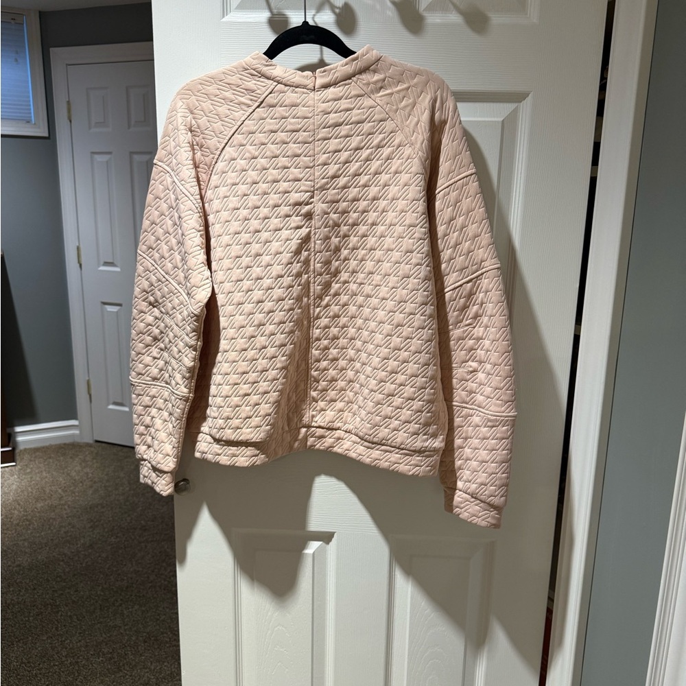BCBGeneration Quilted Blush Top